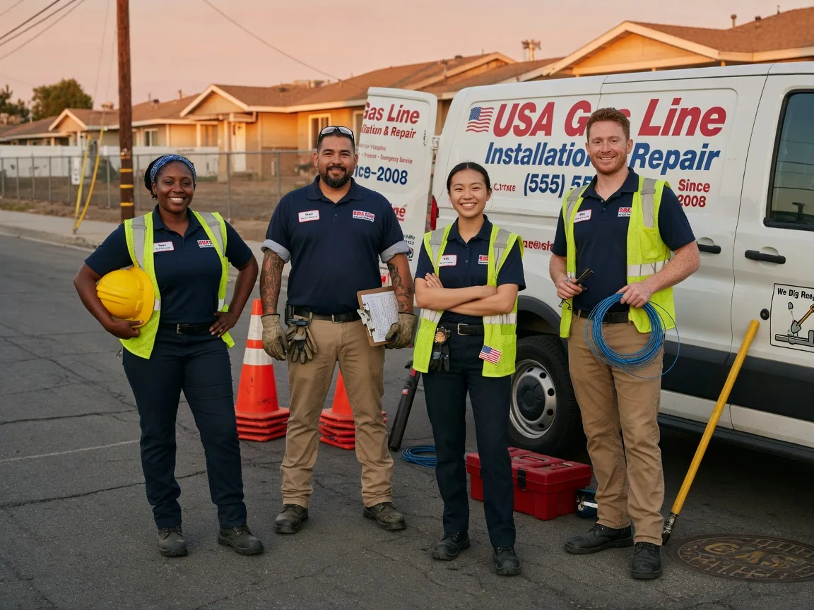 Gas Line Installation company in Stewardson, IL